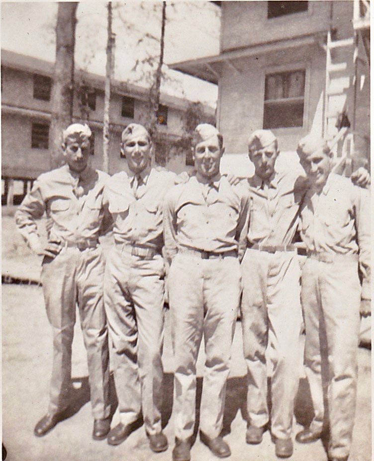 Captain Max Ulmer (1st on Left)
