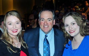 Stacie, Mike Huckabee, and Carrie